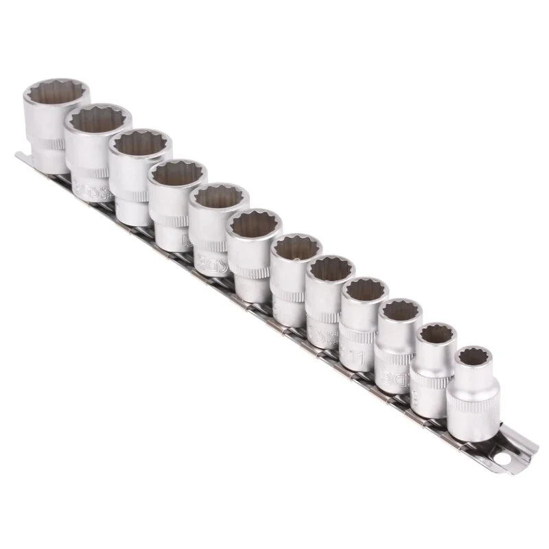 Mega-Angebot BGS Steckschlüssel-Einsatz-Set, 10 (3/8), 12-kant, 8 - 19 mm, 12-tlg.