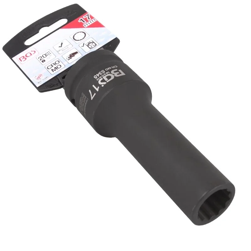 Letzte Chance BGS Kraft-Steckschlüssel-Einsatz 20 mm 3/4", lang, 17 mm