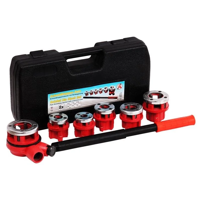 BGS Do it yourself Gewinde Schneidkluppen Satz 8-tlg, 1/4" - 1 1/4", 8-tlg. Billig