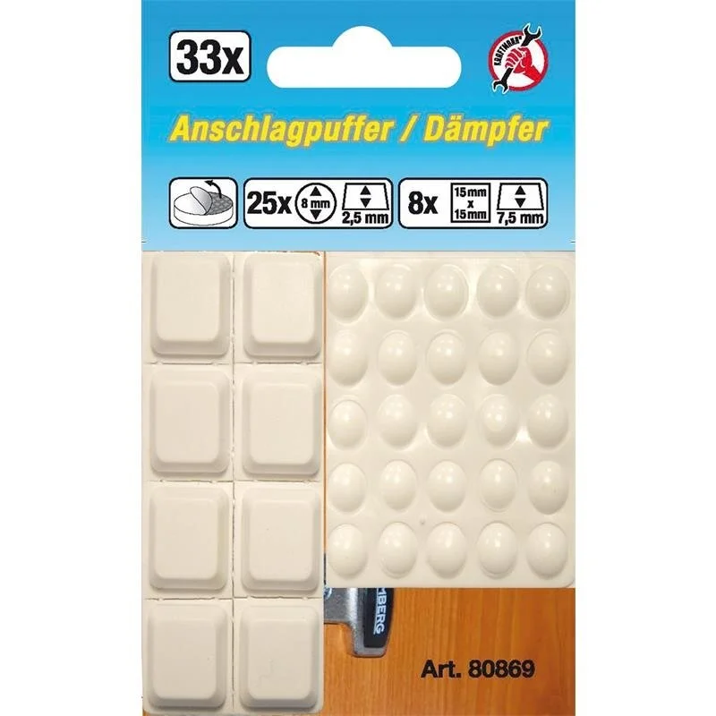 Zertifiziert BGS DIY Anschlagpuffer-Set, 33-tlg.