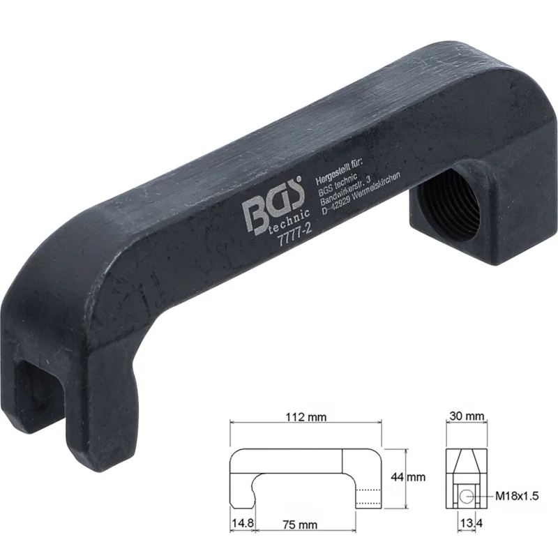 Zertifiziert BGS Injektor-Ausziehklaue | 13 mm