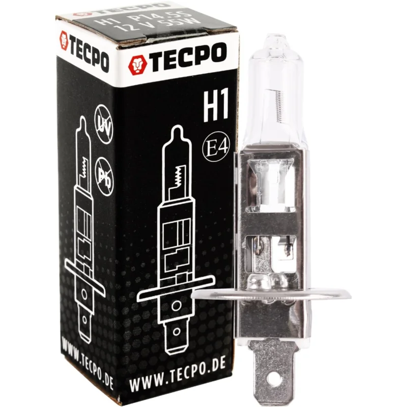 Zertifiziert TECPO H1 Glühbirnen 12V 55WP14.5S