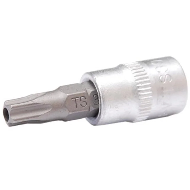 Zertifiziert BGS Bit-Einsatz 6,3 (1/4), TS-Profil mit Bohrung, TS15x38 mm