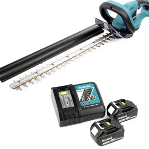Zertifiziert Makita DUH 523 RF2 Akku Heckenschere 18 V 52 cm + 2x Akku 3,0 Ah + Ladegerät