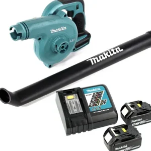 Zertifiziert Makita DUB 183 RM 18 V Akku Gebläse + 2x BL 1840 B 4,0 Ah Akku + DC 18 RC Schnellladegerät