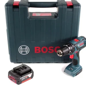 Zertifiziert Bosch GSB 18-2-Li Plus Schlagbohrschrauber Professional im Koffer + 1x Bosch GBA 6,0 Ah - ohne Ladegerät
