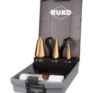 RUKO Blechschälbohrersatz 3-14 / 5-20 / 16-30,5 mm ( 4000601700 ) Neue Kollektion