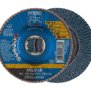 PFERD Fächerscheibe X-LOCK PSF Z STEELOX Ø 125 mm Körnung 60 konisch ( 4000840253 ) Günstig