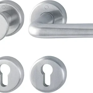 Zertifiziert HOPPE Rosettengarnitur Helsingborg E48/17KV/17KVS/1730Z Edelstahl F69 ( 3000252149 )