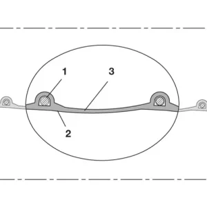 Zertifiziert NORRES Absaug- und Gebläseschlauch PROTAPE® PUR 330 FOOD Innen-D. 75 mm Außen-D. 83 mm ( 4501400103 )