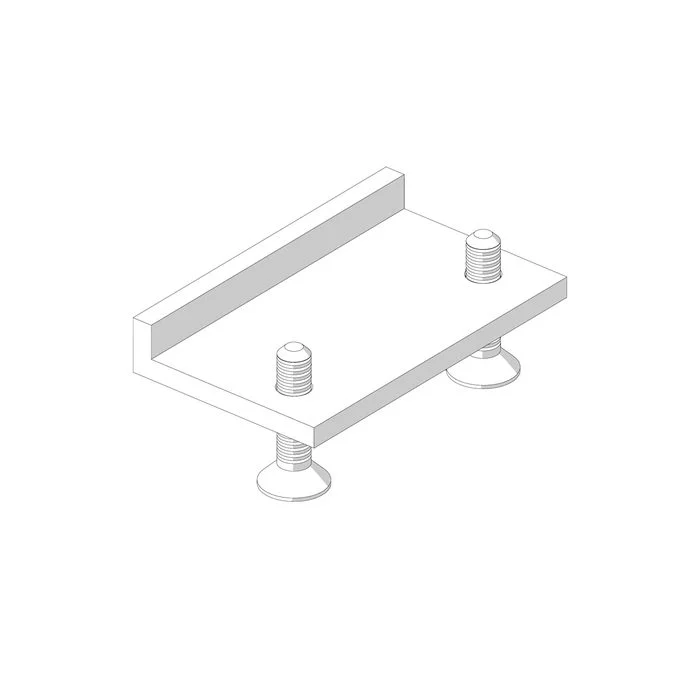 Zertifiziert RIEGLER Zusatzbefestigung für OMEGA-Schiene EB 80