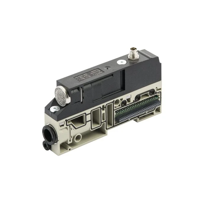 Zertifiziert RIEGLER Zw.-Modul EB80 Ø12, Schalld., Anschl. 1/3/5 getr., mit el. Einsp.