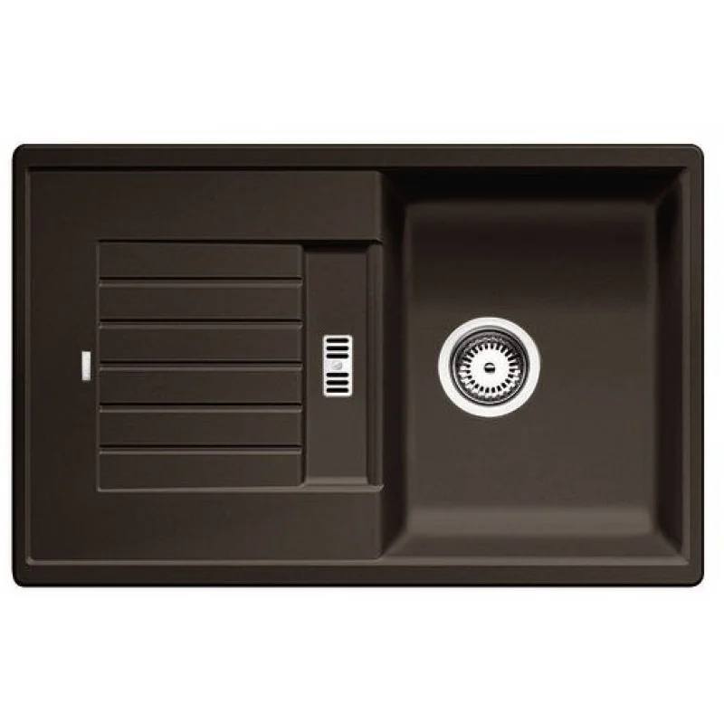 Zertifiziert BLANCO Zia 45 S Silgranit PuraDur II, Einbauspüle cafe, 515070