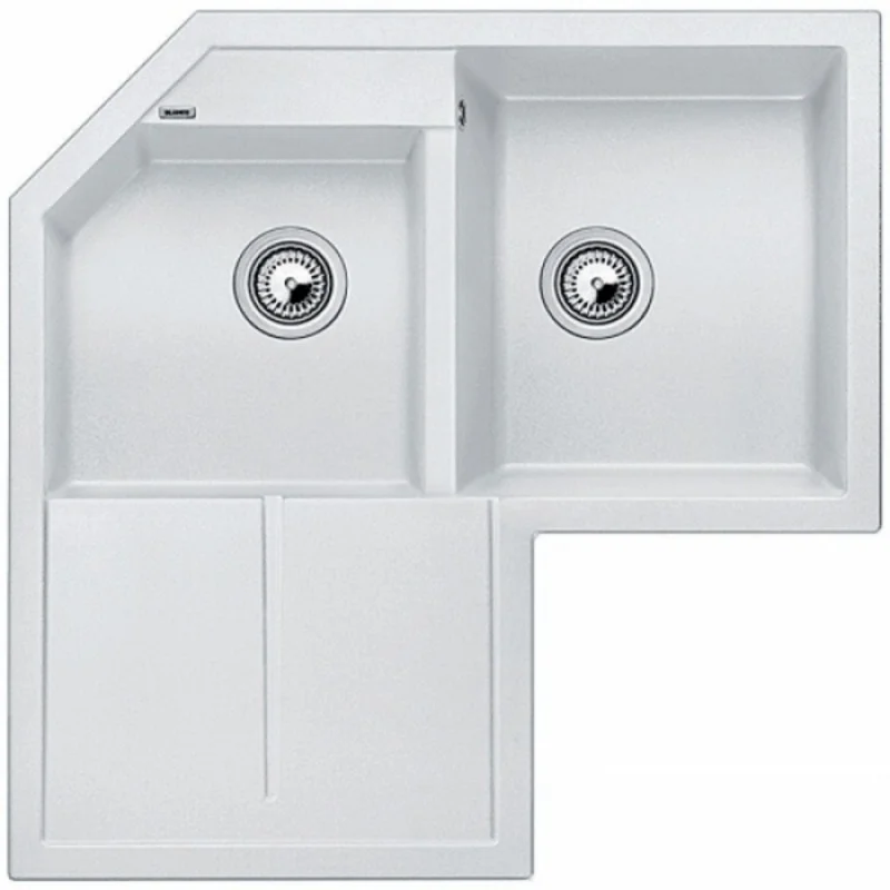 Zertifiziert BLANCO METRA 9 E Küchenspüle weiß 515568