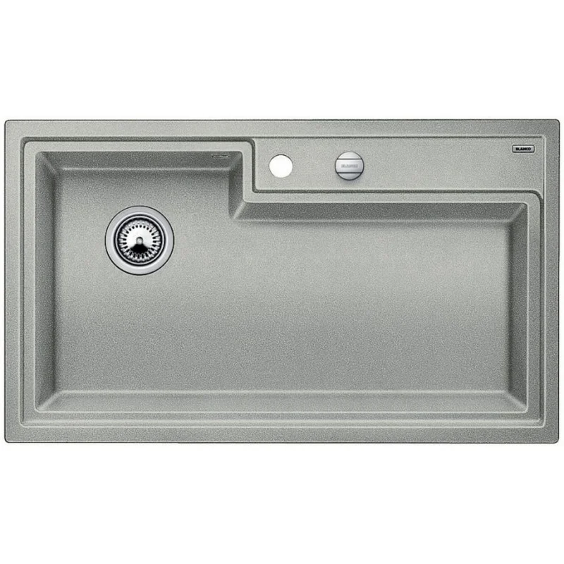 Zertifiziert BLANCO PLENTA Silgranit PuraDur 2 Farbe perlgrau 520598