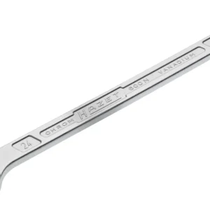 Zertifiziert HAZET Ring-Maulschlüssel 600N-24 · Außen Doppel-Sechskant-Tractionsprofil · 24 mm